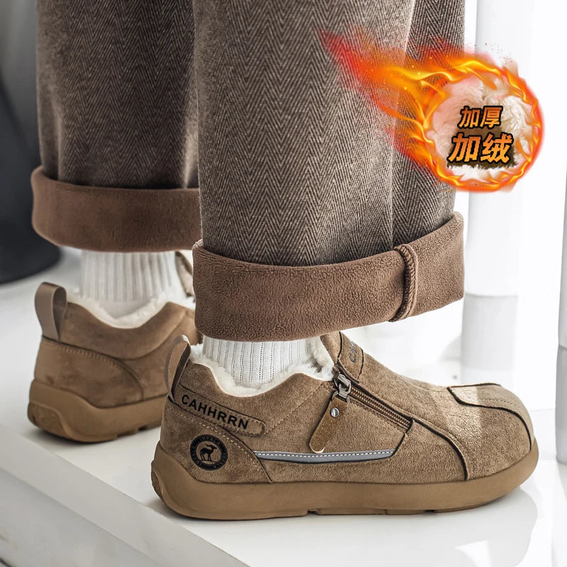 Men boots New Winter Slippers Warm Men Shoes Waterproof Non-Slip Plush Sneakers Male tenis shoes Boots Men Sneakers Winter boots