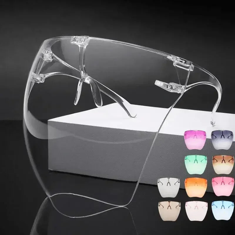 Full Face Sunglasses Masks for Men and Women Protective Masks Glasses Goggles Spherical Lenses Anti Spray Bicycle Sunglasses