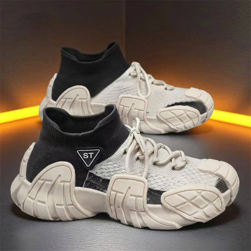 Men Sports Shoes Breathable Work Sneakers Lightweight Anti Puncture Safety Shoes Male Indestructible Boots Free Shipping