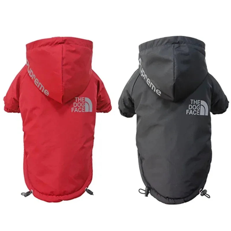Pet Clothes Autumn Winter Pet Dog Reflective Waterproof Warm Coat Cotton Hooded Jacket FOR Small Medium Dog Clothes