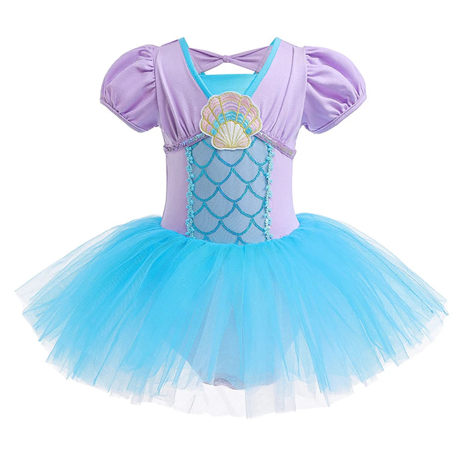 Kids Ballet Dress Children Cosplay Princess Dresses Girls Tulle Clothes Halloween Carnival Party Performance Dance Tutu Skirts