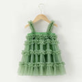Toddler Baby Girls Kids Clothes Summer Dress Tutu Ball Gown Princess Dresses Holiday Party Casual Tulle Dress for Girls Vestido