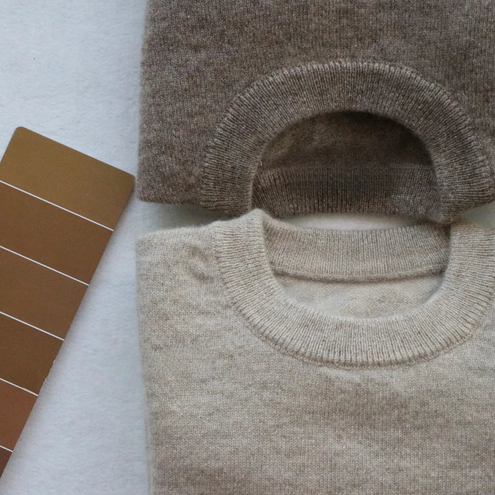Kids Pullover Ultra-Soft Baby Wool Knitted Sweater for Boys & Girls Autumn Winter Warm Casual Versatile Children Tops Clothes