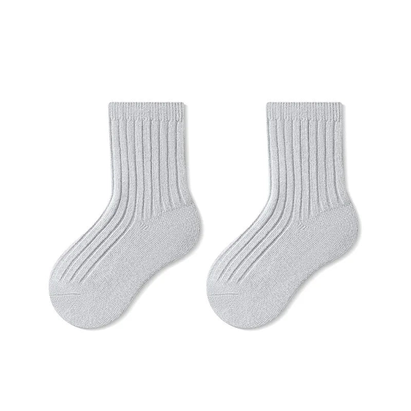 MILANCEL New Spring Baby Floor Socks Kids Cute Solid color In tube socks Infant Girls Socks