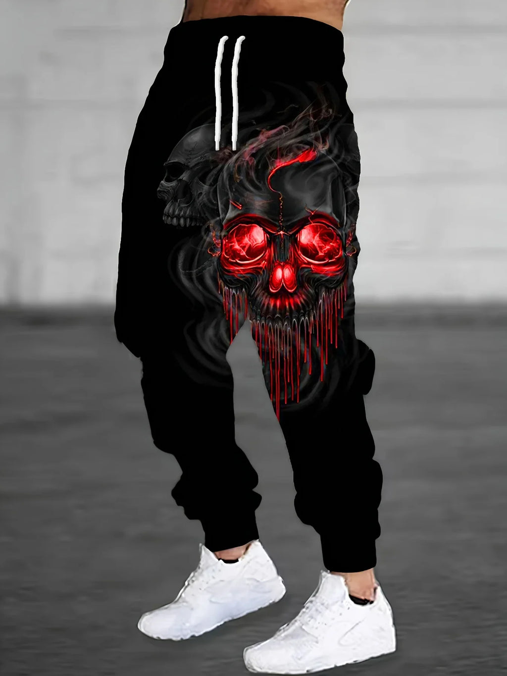 2025 Spring New Graffiti Drawstring Long Men's Sweatpants Joggers 3D Print Camo Trousers Mens Casual Pants