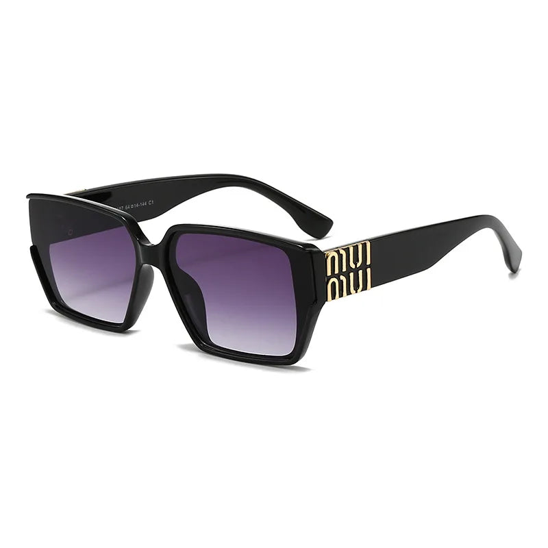 New Luxury MM Glamour Sunglasses For Men And Women Stylish Classic Brand Glasses Unisex Designer Square Shades UV400