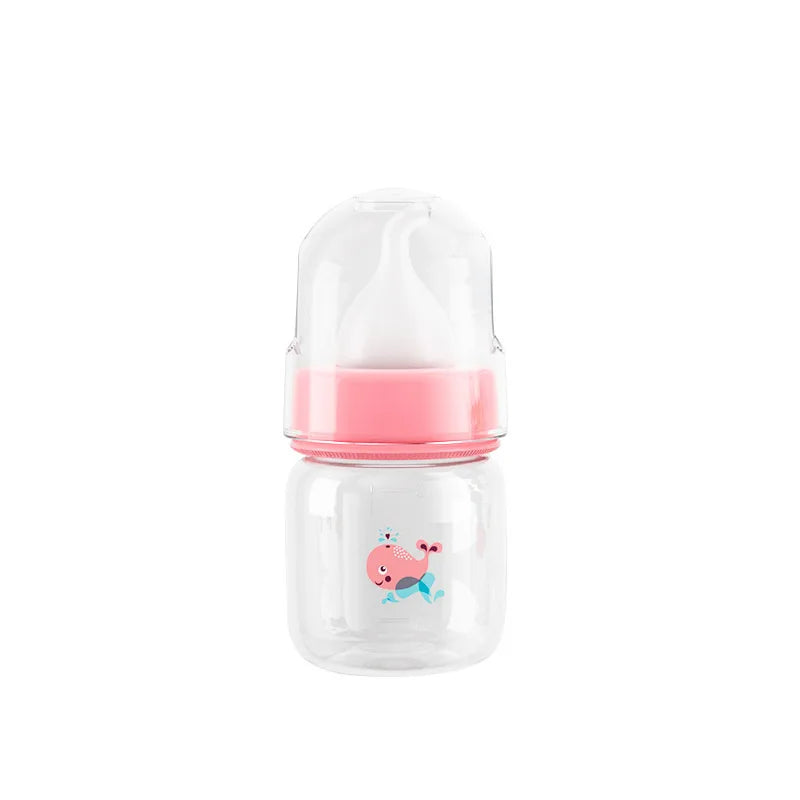 Small Pet Feeding Bottle 60ml/125ml Baby Pet Cat Dog Feeder Bottle PP Cartoon Animals Nursing Bottle for Newborn Kittens Puppies