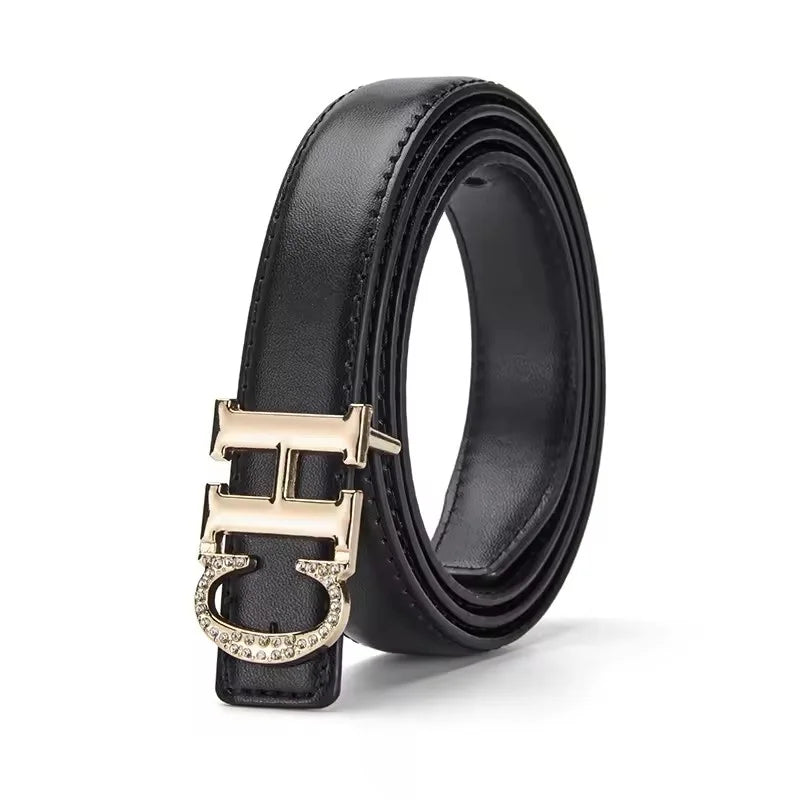 Women's Automatic Buckle Belt Simple And Fashionable Women's Casual Pants Dress Belt Retro Trendy Women's Holiday Gifts