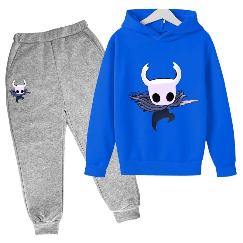 children Fashion New Popular Hot game Hollow Knight kids Hoodies  Personality Anime Hoodie Harajuku Sweatshirts boy hoodie sets