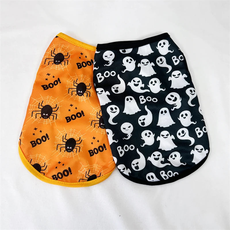 Dog Clothes for Small Medium Dogs Cats Autumn Winter Halloween Festival Print Clothing Chihuahua French Bulldog Pug Pet Outfits