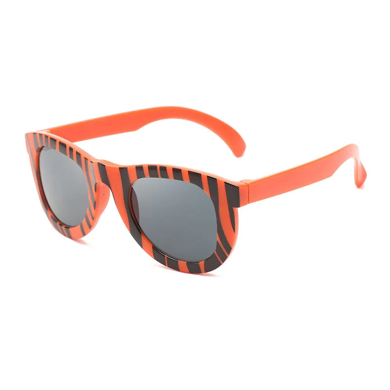 Kids Sunglasses Children Plastic Funny Animal Print Novelty Glasses Party Favors Toy Gift Wholesale Tiger Zebra Cow Camouflage