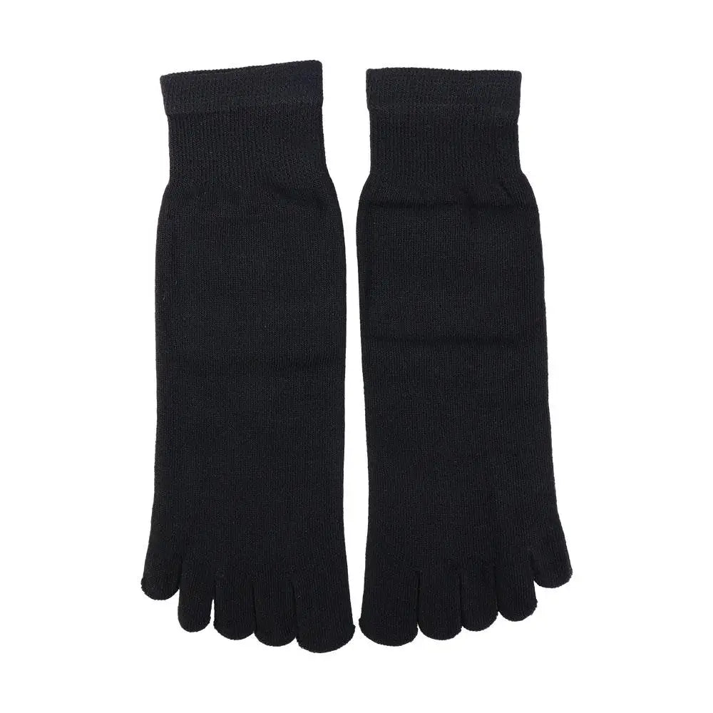 Business Men Short Socks Ankle Crew Socks No Show Socks Cotton Ankle Socks Five Fingers Socks Men'S Split Toe Sock Toe Socks