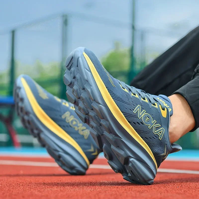 NEW Sports Running Shoes Men Casual Carbon Plate Marathon Breathable Lightweight Women's Comfortable Athletic Nonskid Sneakers