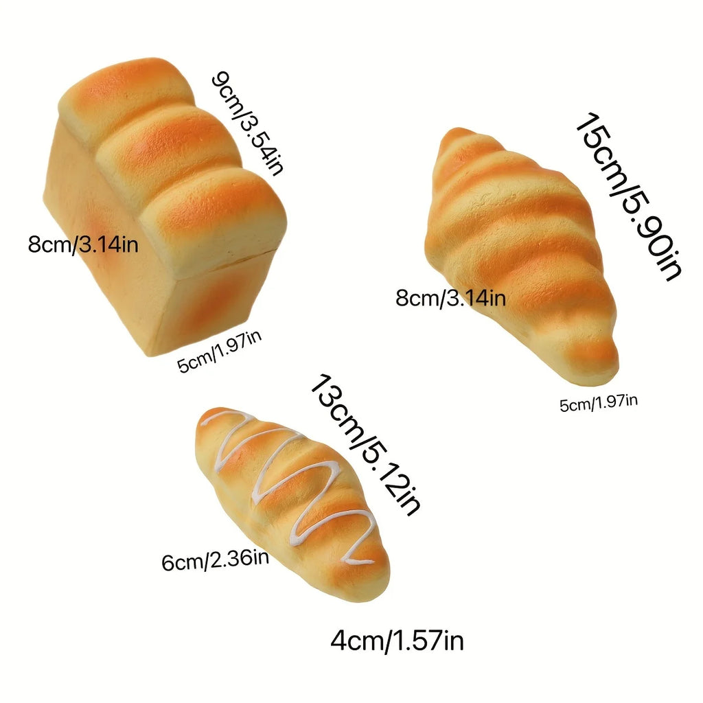 Children Pretend Play Kitchen Toys Girl Simulation Artificial Soft Bread Food Cooking Games Play House Decor Kids Play Toys Gift