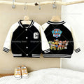 Paw Patrols Children Jackets Boys Girls Baseball Coats Kids Embroidered Letters Cardigan Autumn Fashion Outerwear Clothing Gift