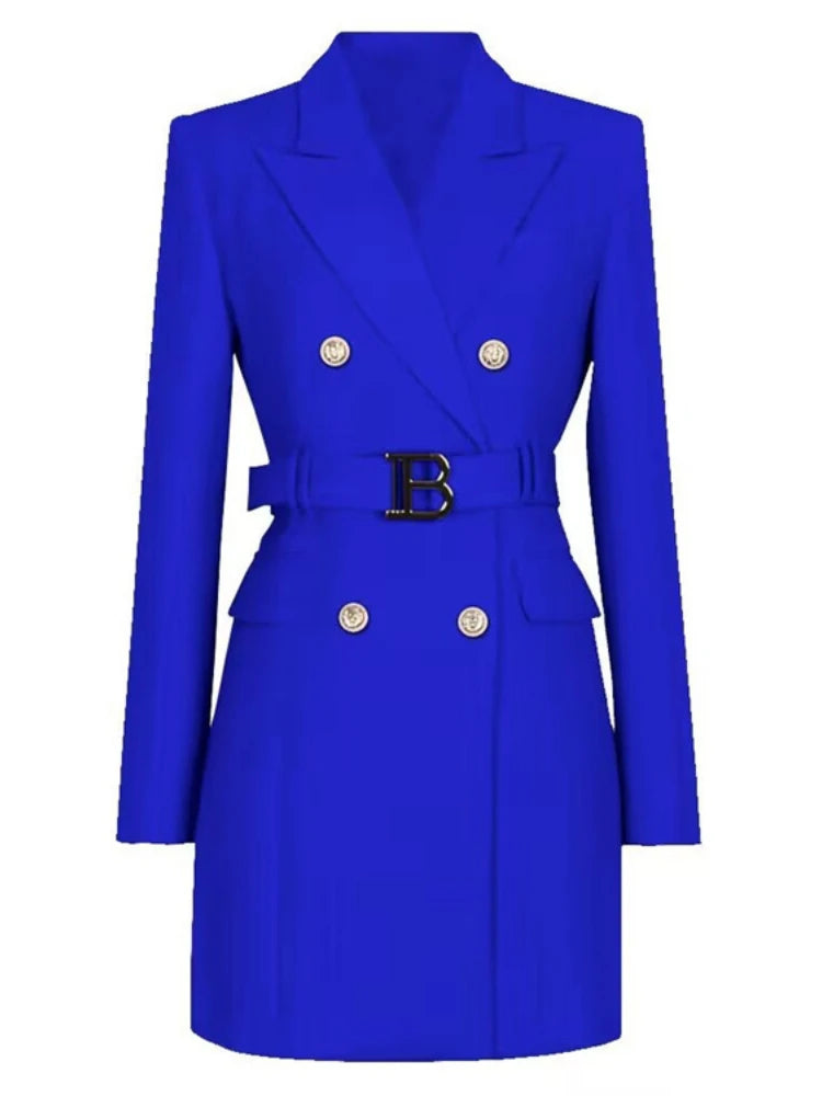 New in Spring Autumn Women‘s Fashion Jacket Women Geometric Elegant Dress Coats Lady Women Slim Office Blazer Women Clothing