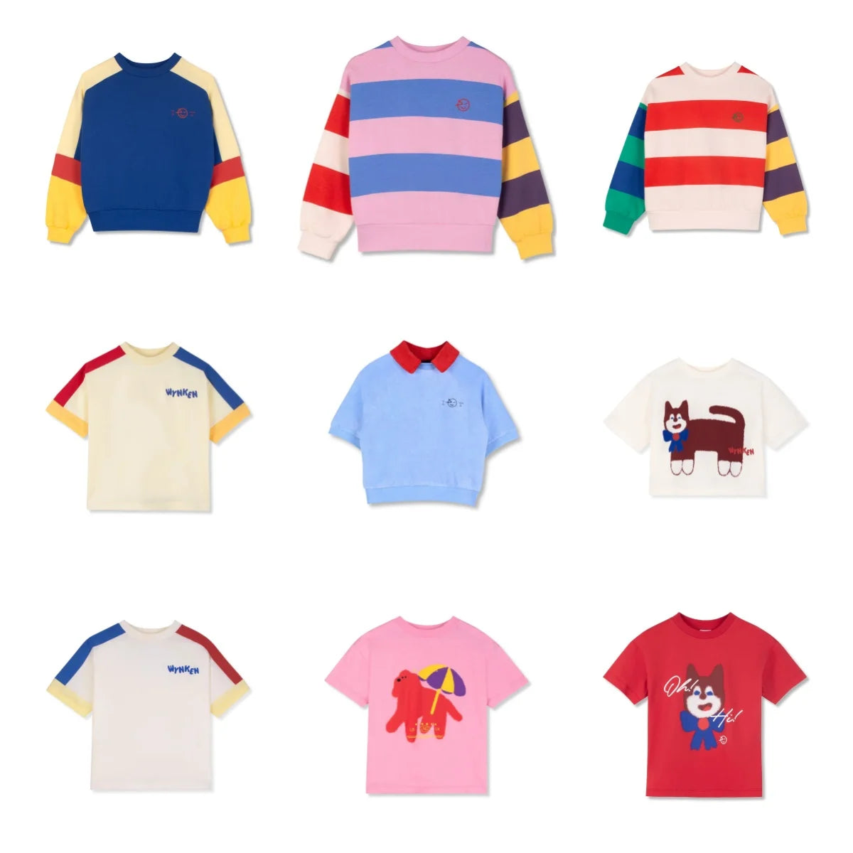 Boys Girls Sweatshirts 26  Kids Summer Short-sleeved T-shirt Breathable and Comfortable Top