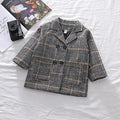 2 3 4 5 6 Years Baby Boys Jacket Spring Autumn Keep Warm Fashion Windbreaker Long Sleeve Woolen Coat Birthday Gift Kids Clothes