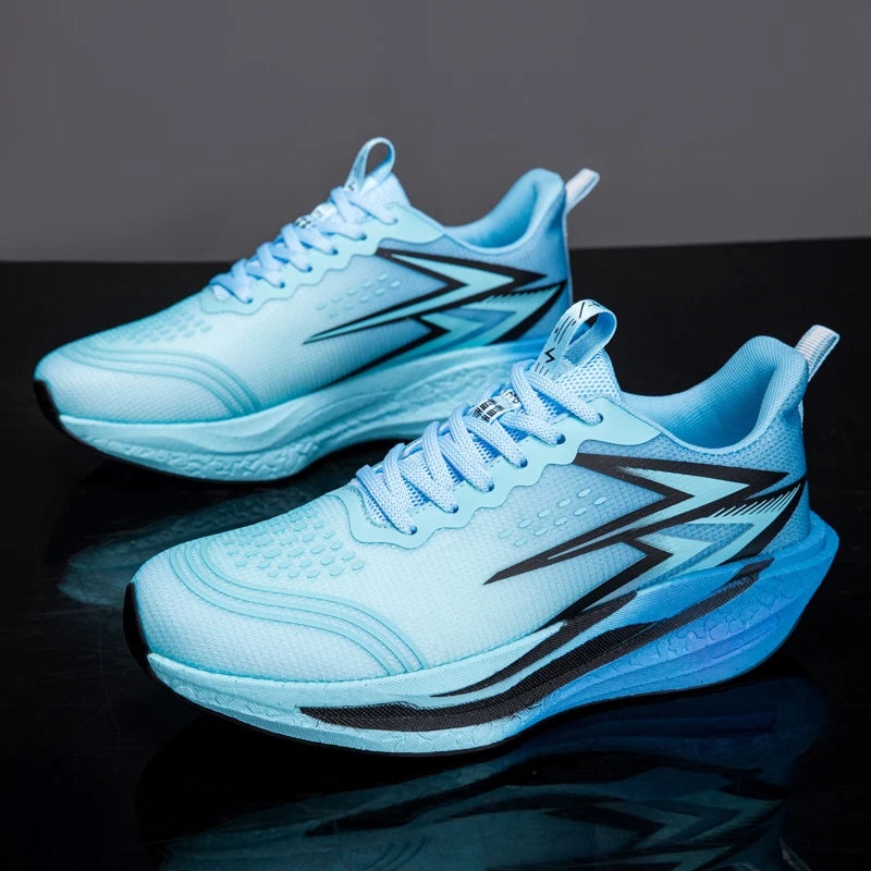 Sports Running Shoes Men Casual Marathon Carbon Board Shock-Absorbing Lightweight Women's Comfortable Athletic Walking Sneakers