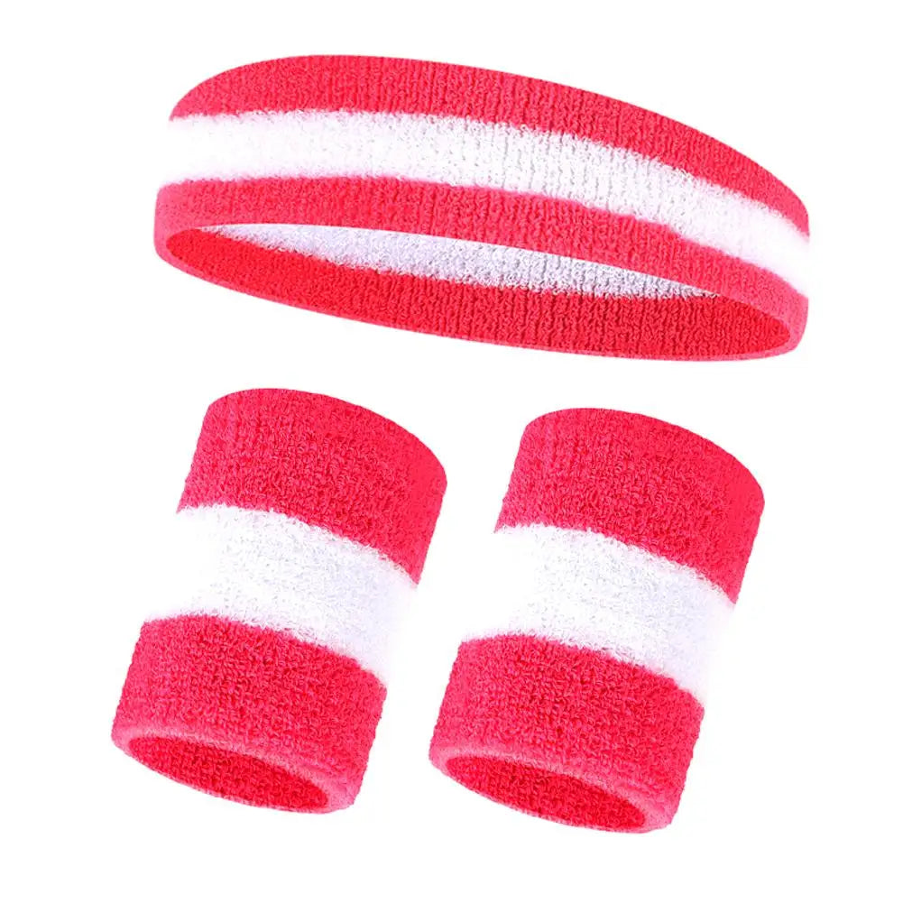 Sweat Band Headband Wristbands Hot Athletic Warm Headscarf Towel Headband Sports Equipment For Basketball, Tennis, And Badminton