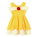Children's Casual Dress for Girls Mermaid Rapunzel Dress One-Shoulder Sling Short Sleeve Princess Costume Summer Casual Vest
