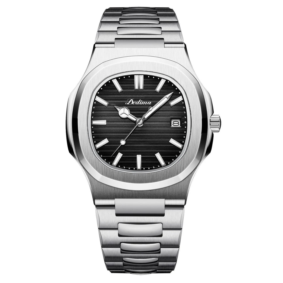 Men Quartz Watch High end Fashion  Male Business Wristwatch Ultra Thin Steel Band Waterproof Luminous Quartz Watches Boy Gifts