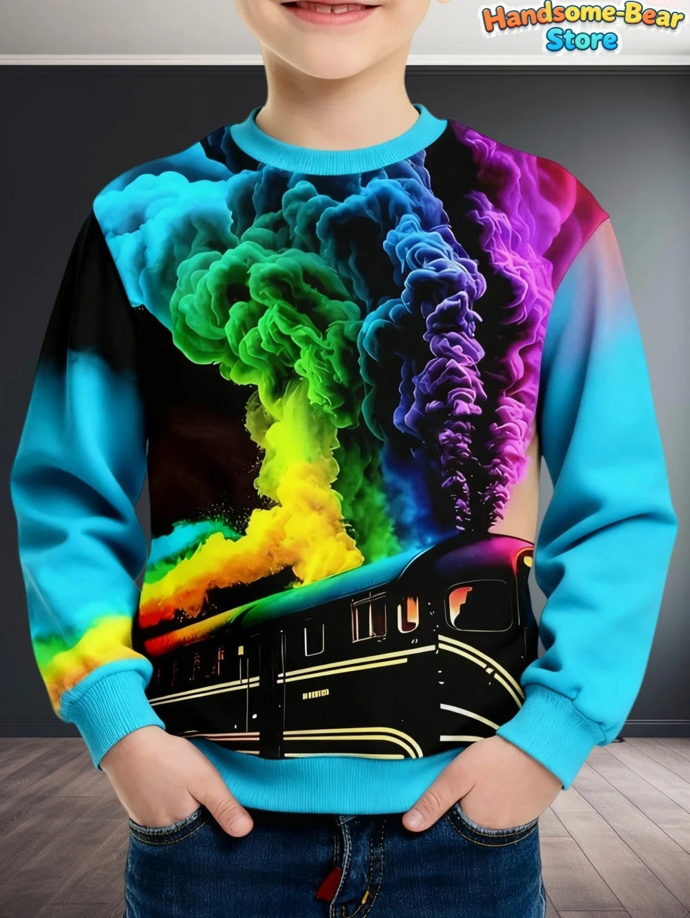 Kids Clothes Boys Sweatshirt Long Sleeve Stylish Car Racing Graphic Children Hoodies Autumn Casual Streetwear Loose Boys Clothes