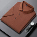 2026 Men's New Printed Business Casual Short sleeved POLO Shirt Fashion Short sleeved Comfortable and Breathable Top