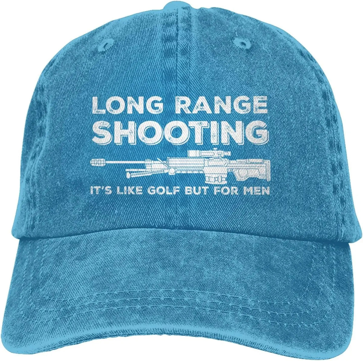 Funny Hat Long Ranges Shooting It's Like Golf But for Men Hat Men Dad Hats Cool Caps