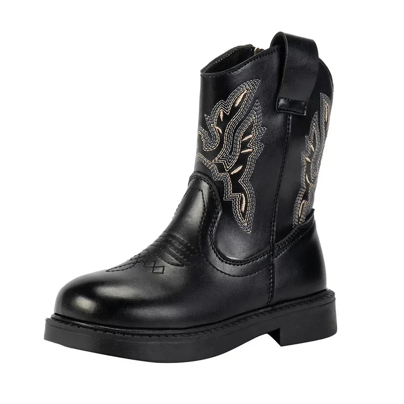 Botas Niña Girls Boots Waterproof Cowboy Boots Childrens New Fashion Short Anti Slippery Boot Thick  Boot Kids Boot Zapatos Niña