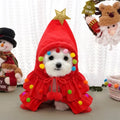 Cute Pet Christmas Clothing Pet Dogs Cats Hoodie Chihuahua Yorkshire Coat Suitable for Small and Medium Sized Puppies Cloak