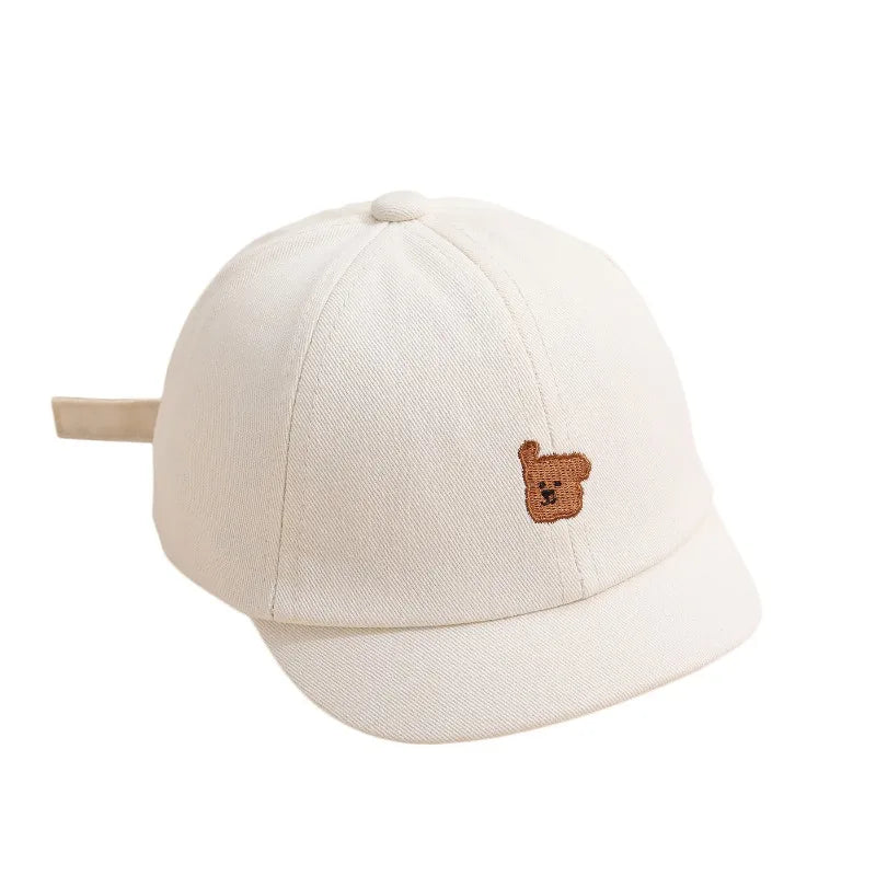 Baby Hat 47-50CM 1-3 Years Spring Summer New Dog Embroidery Kids Cap Casual Girls Sun Protection Baseball Cap Children Boys Hats