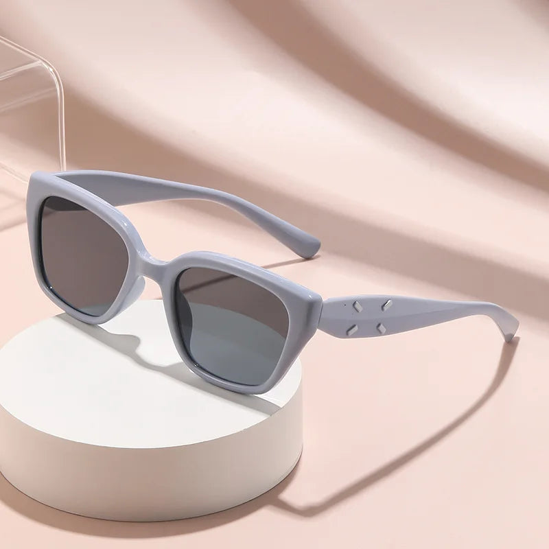 Sunglasses For Women With High-end Face, Small Anti-uv Large Frame Retro Cat Eye Glasses 2025 New Sunglasses 9673