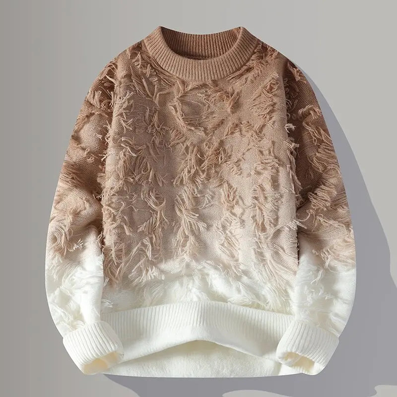 2024 Winter Sweaters for male men thick O-neck sweater men Student youth sweaters autumn Men's wool Casual Knitwear Pullover