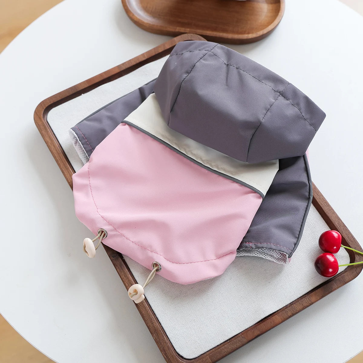 Pet Cat and Dog Clothes, Cool Jacket Pink Grey Spring Hooded Jacket, Handsome Going Out, Suitable for Small