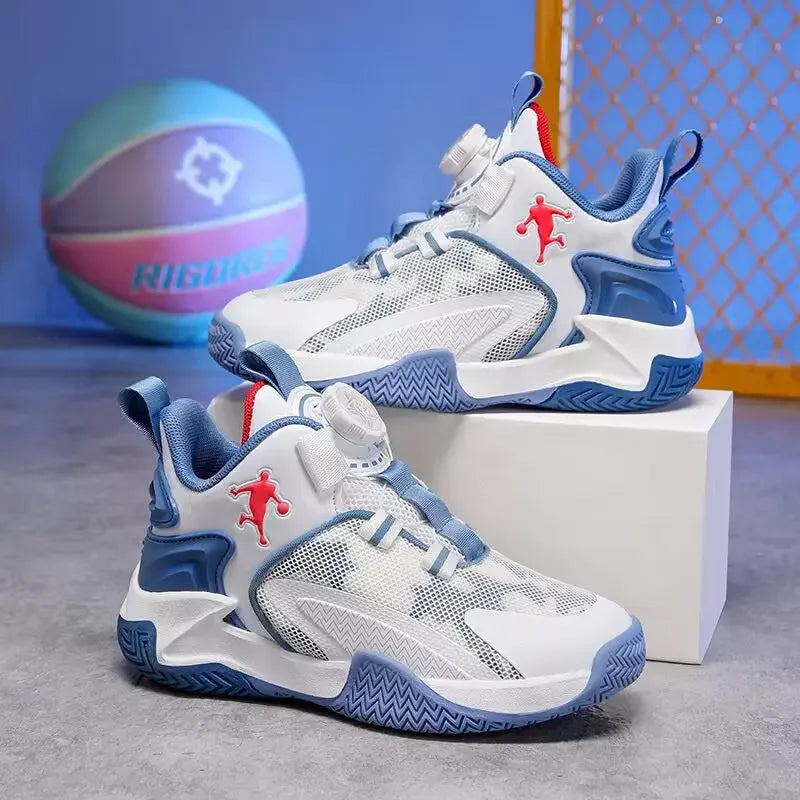 Kids Basketball Shoes Boys Sneakers Non-slip Child Trainer Basket Shoes Outdoor Children Sport Shoes Sneakers Sportschuhe Kinder