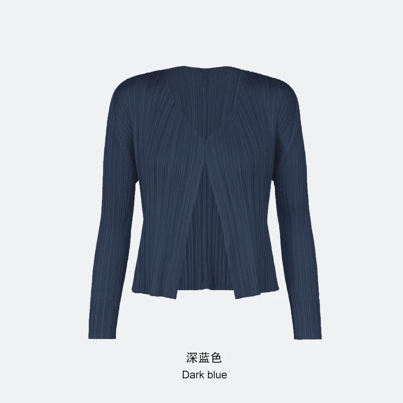 Qingbei Women's Slim Fit Short Outerwear Folded Sun Protection Light Design Fashionable Air Conditioning Cardigan Polyester L...