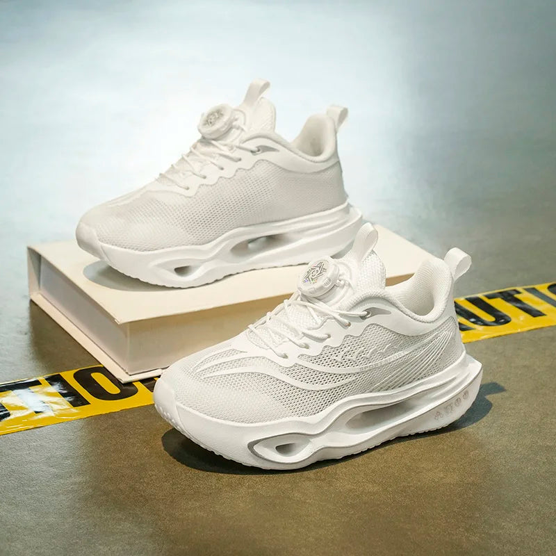 Kids Sports Shoes Carbon Plate Running Shoes Marathon Sneakers Racing Shock-absorbing Athletics Training Shoes for Boys Girls