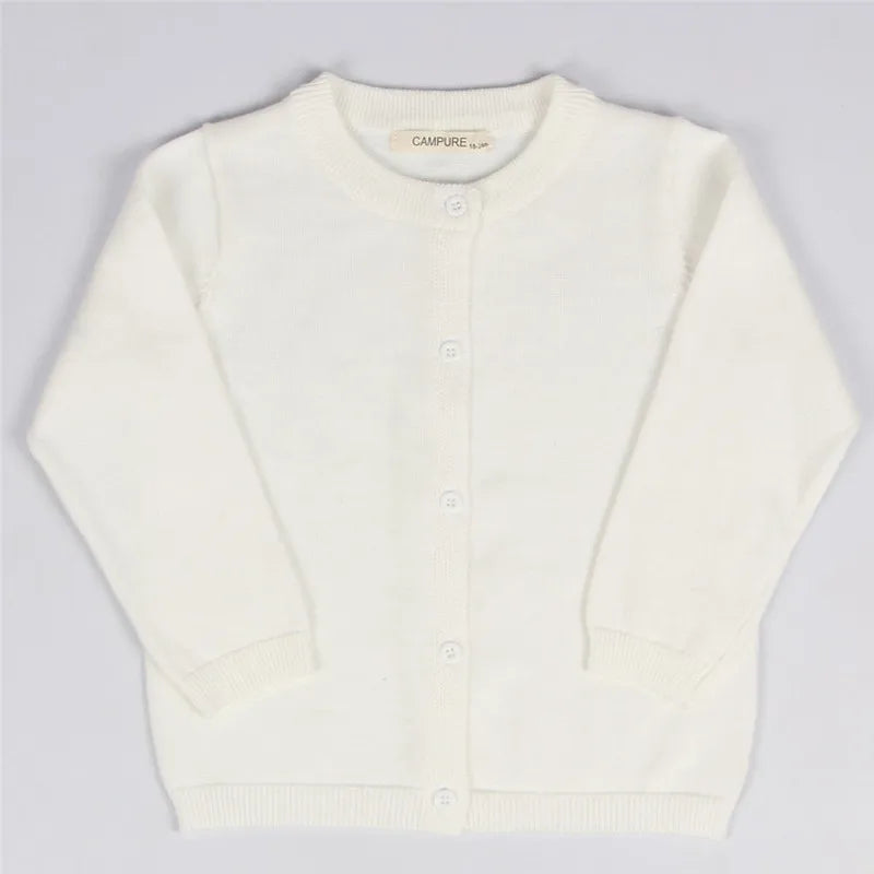 Girls Cardigan Baby Children Knitted Cardigan Sweater Boys Girls Candy Color Clothing Kids Spring Autumn Outer Wear