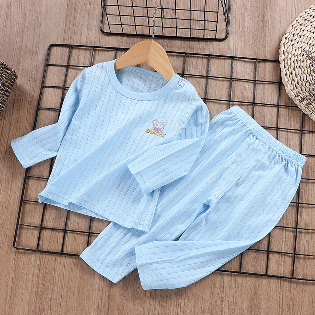 Children Pajamas Set Boys Cotton Clothes Children Pants Set Cartoon Sleepwear Set Kids Pajamas Girls Toddler Baby Outfits Pyjama