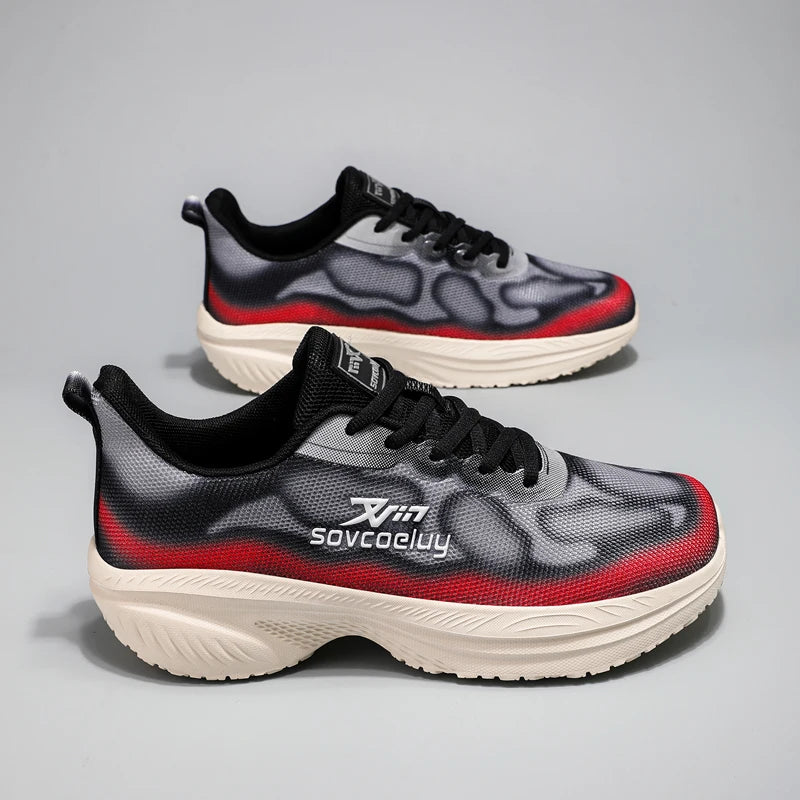 Men Running Shoes Speciality Marathon Sports Carbon Board Breathable Lightweight Women's Comfortable Athletic Nonskid Sneakers
