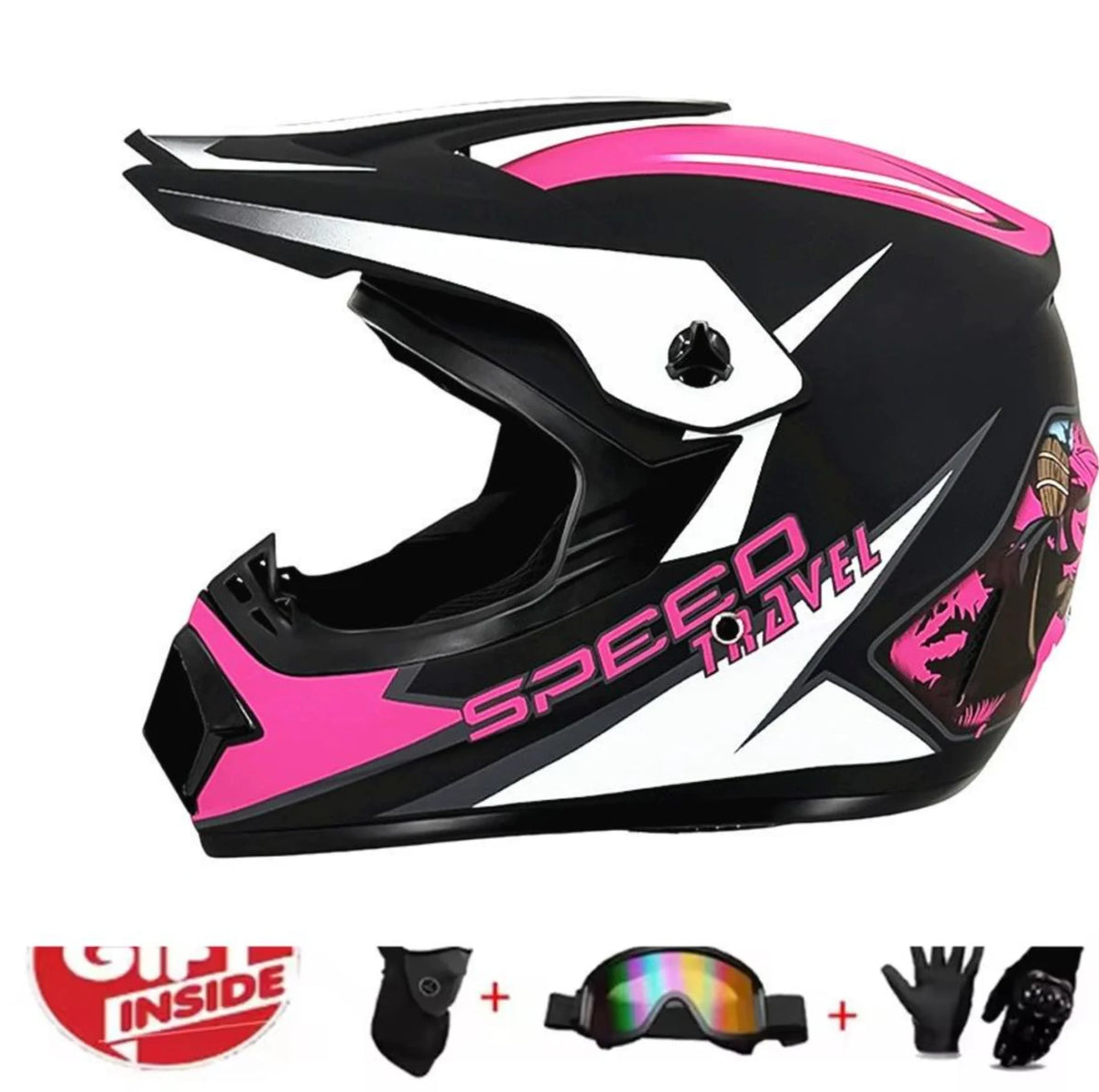 Need Kids Gear? Youth Motorcycle Helmet Off-Road Dirt Bike ATV DH Cross Go-kart Capacete DOT