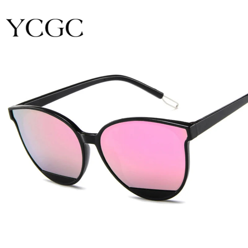 New 2020 Fashion Sunglasses Women Vintage Eyeglasses Black Pink Sun Glasses Mirror Classic Retro Oculos De Sol Feminino UV400