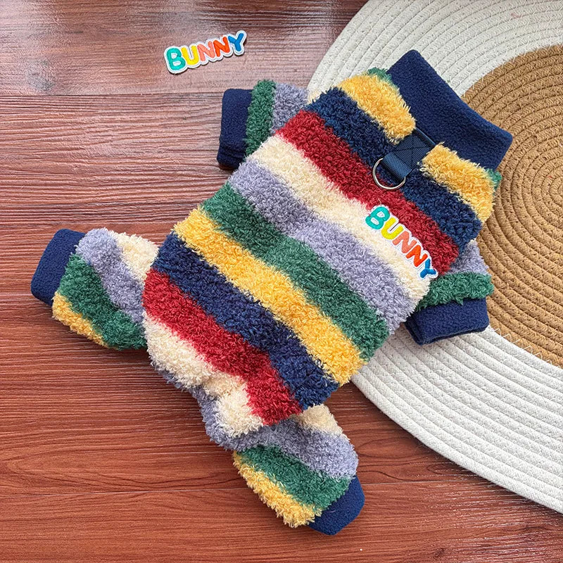 Pet Dog Clothes Soft Warm Fleece Dogs Jumpsuits Pet Clothing for Small Dogs Puppy Cats Clothes Chihuahua Yorkshire Costume Coat