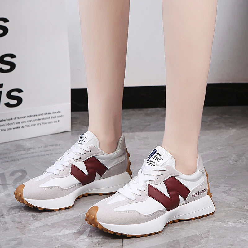 Fashion Women Sports Shoes Outdoor Female Casual Platform Shoes Thick Sole Walking Trainers Ladies Clunky Chunky Sneakers Women