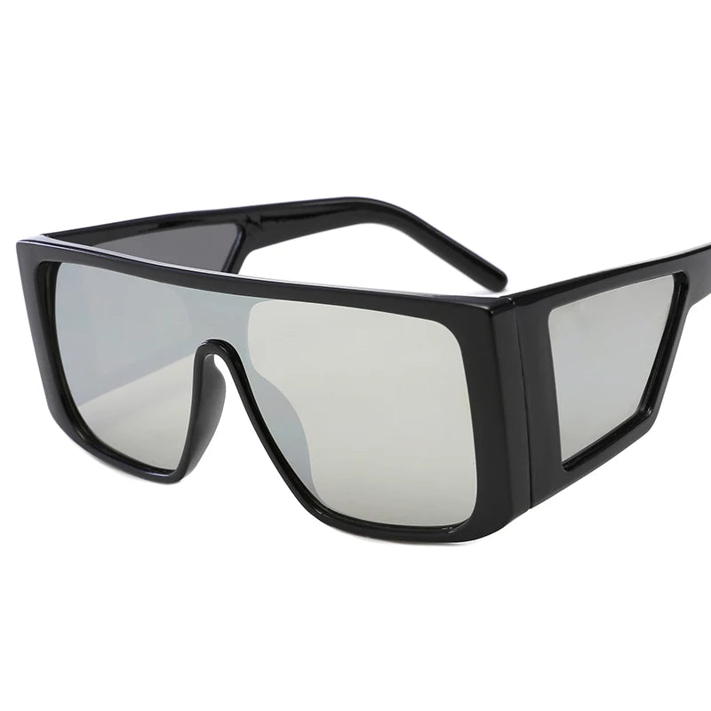 Oversized Sunglasses Men Retro Male Goggle Glasses