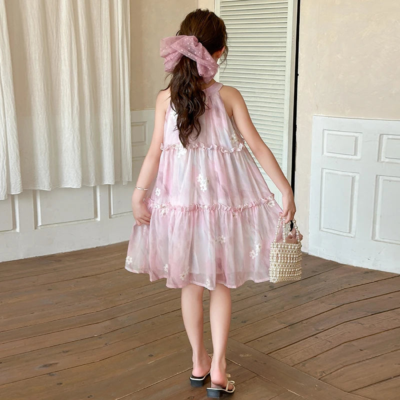 Baby Kids Cotton Dresses for Girls Outfits Teens School Dress Summer Sleeveless Children Princess Costumes 5 7 9 10 11 13 Years