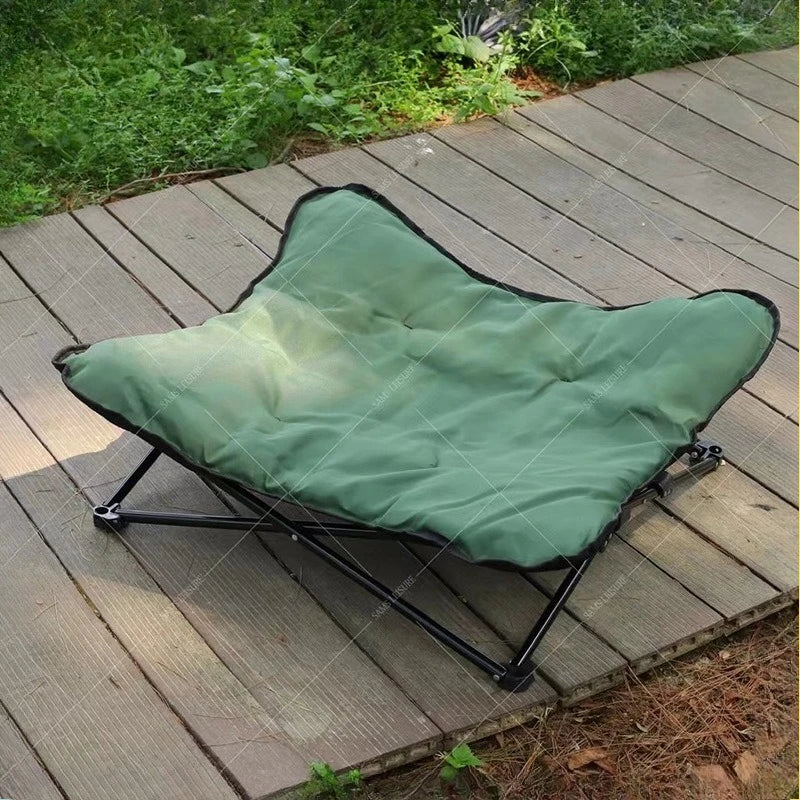 Foldable Outdoor Pet Bed Waterproof Detachable Kennel with Bite Resistant Comfort Pad for Dogs Cats Camping Travel Pet Supplies