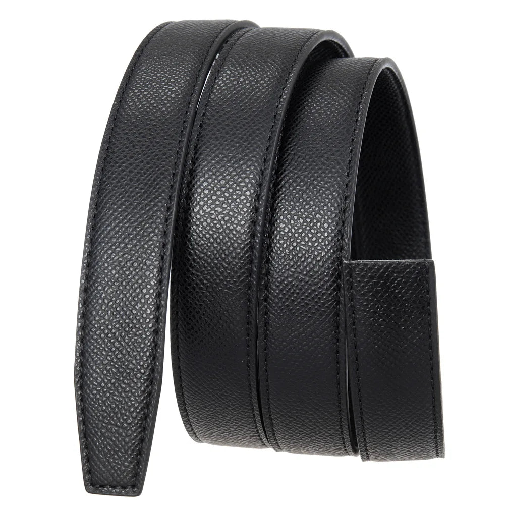 Women's Belts Ladies Luxury Brand Fashion Design Simple Versatile Jeans Accessories Women Automatic Buckle Thin Waistband 2.4cm