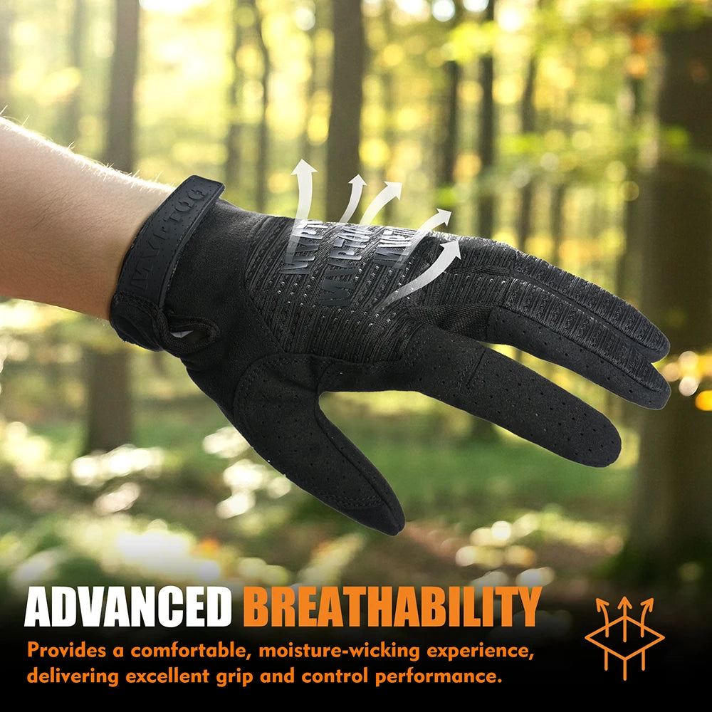 Men Touch Screen Full Finger Gloves Lightweight Outdoor Sport Hiking Camping Hunting Combat Paintball Tactical Cycling Equipment